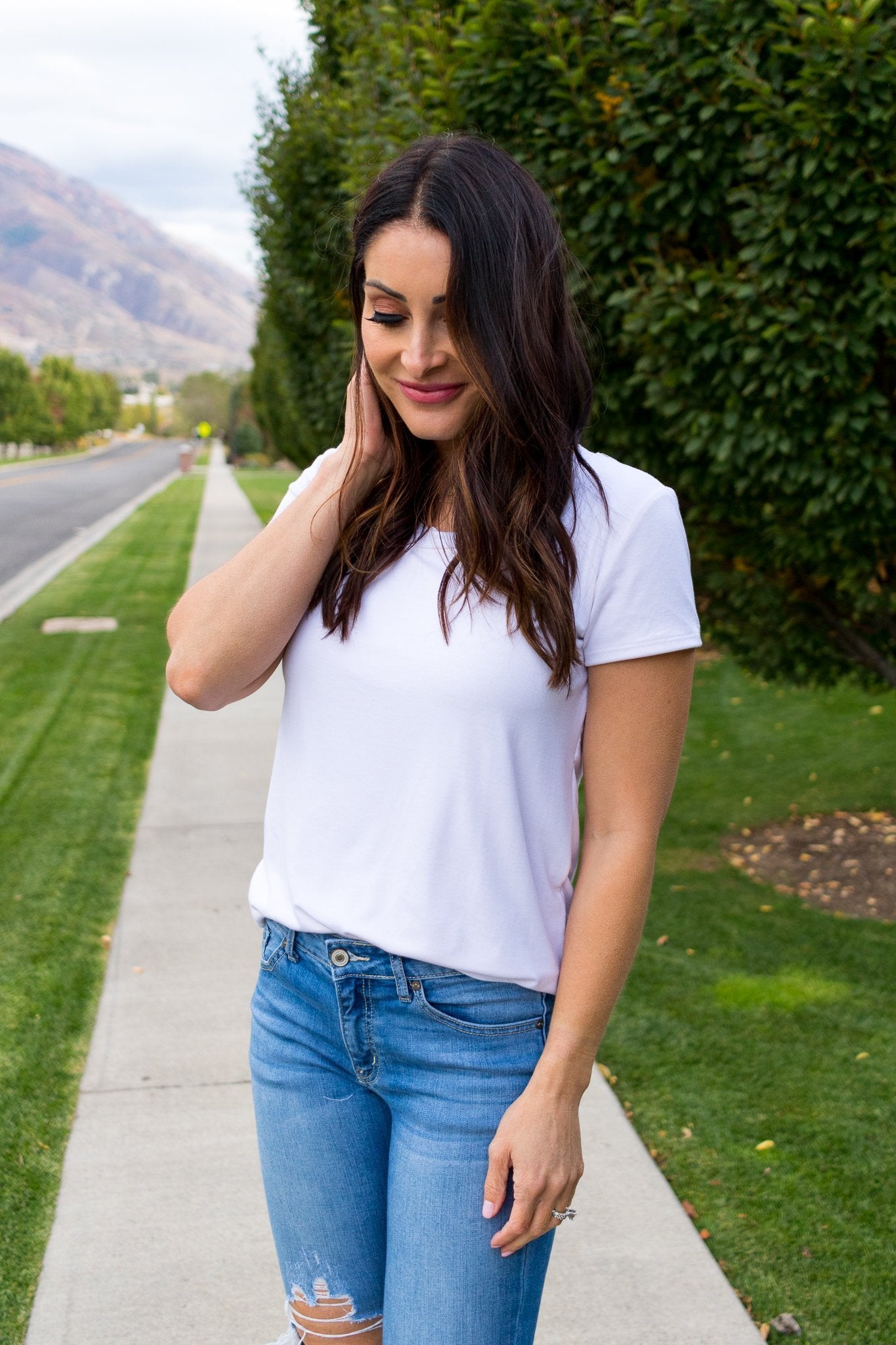The Most Basic White Tee That Isn't See Through! SexyModest Boutique The Most Basic White Tee That Isn't See Through! SexyModest Boutique