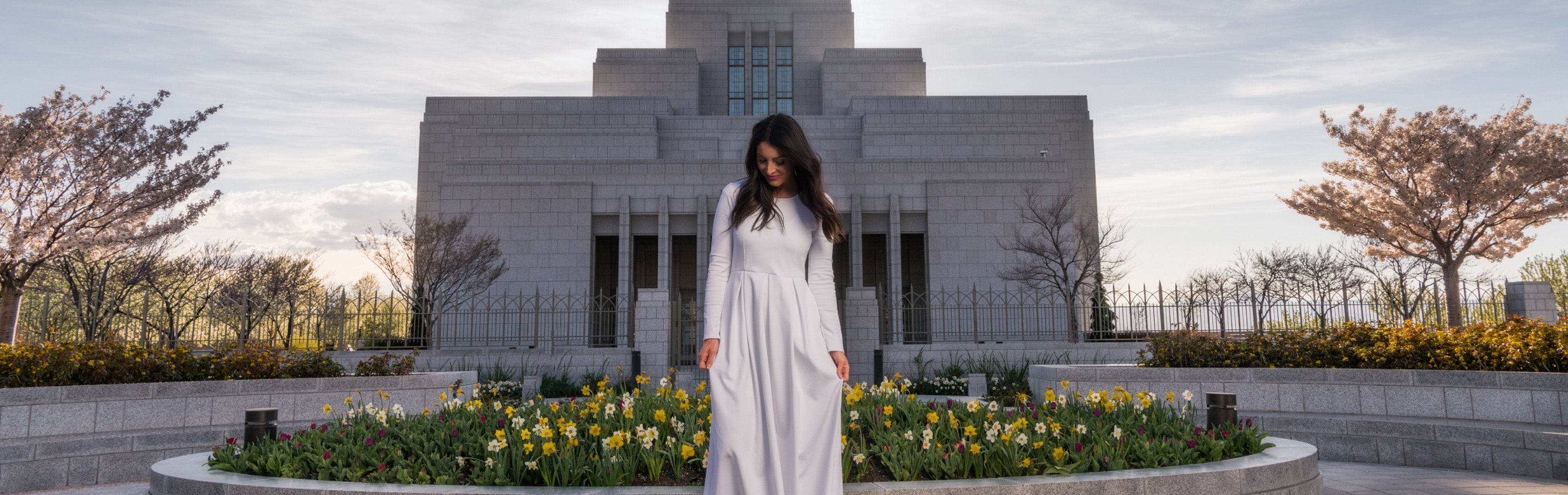 LDS Temple Dresses | White Modest Dresses for Temple & Weddings   SexyModest Boutique