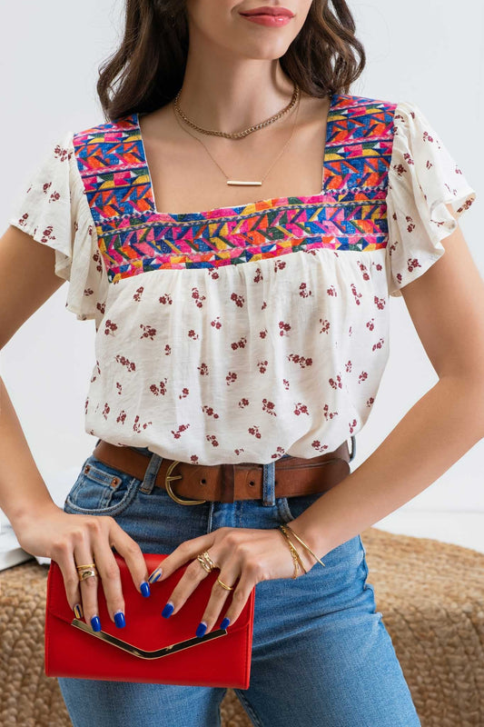Julia Embroidered Top