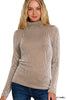 Cozy Chic Ribbed Turtle Neck