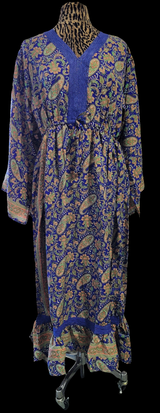 Thai Boho Dress Blue Mango at SexyModest Thai Boho Dress Blue Mango at SexyModest