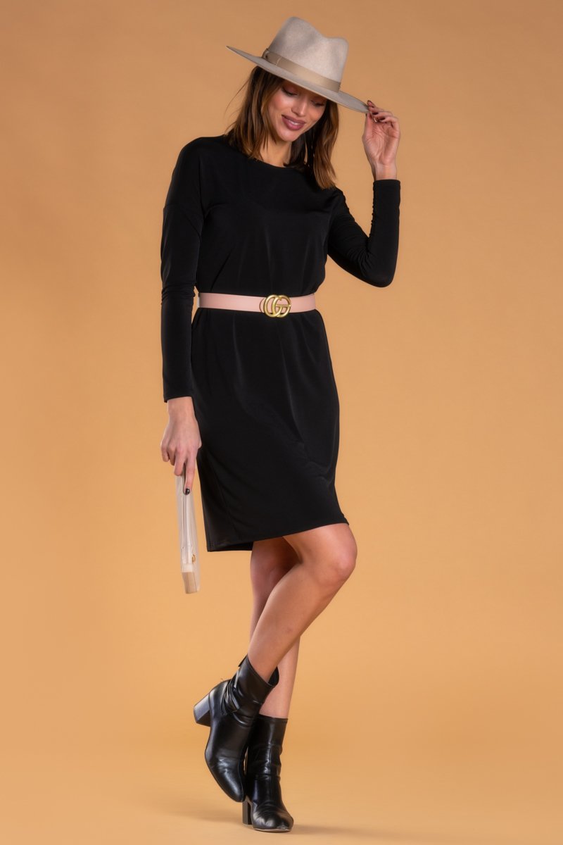 Relax Dress: Modest Dresses By Brigitte Brianna - SexyModest Boutique Black / Small at SexyModest Relax Dress: Modest Dresses By Brigitte Brianna - SexyModest Boutique Black / Small at SexyModest