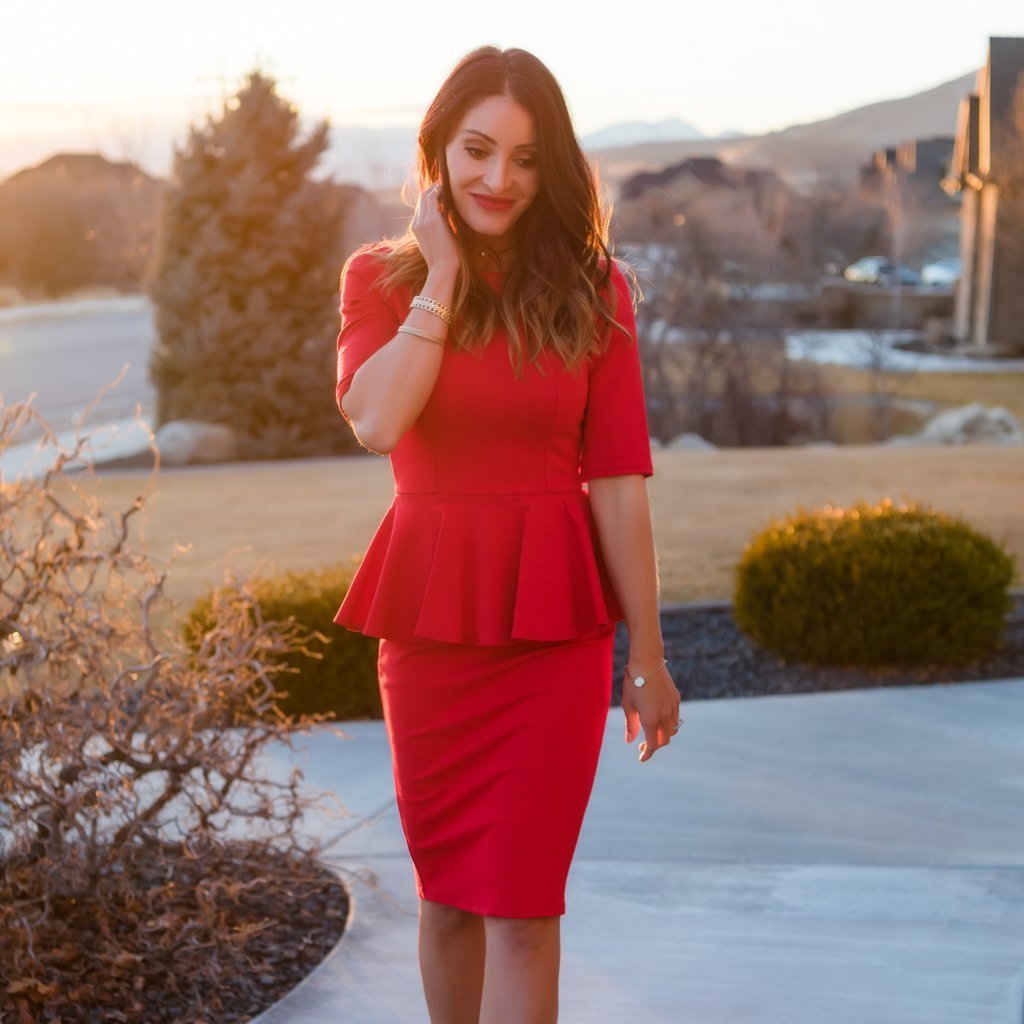 The Perfect Red Modest Dresses for Valentines Day