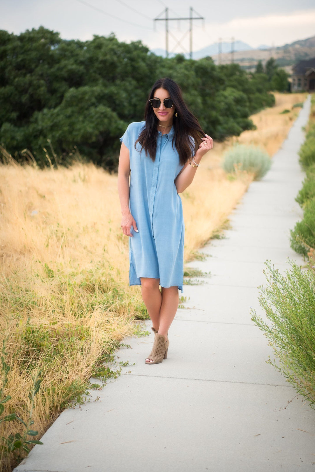 Cute and Modest Summer to Fall Transition Dresses