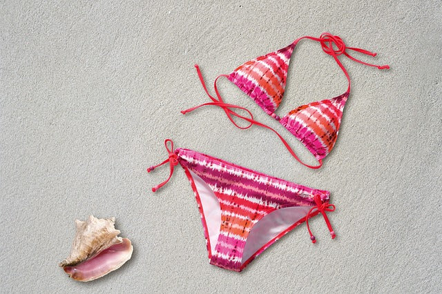 Pink Bikini and Seashell