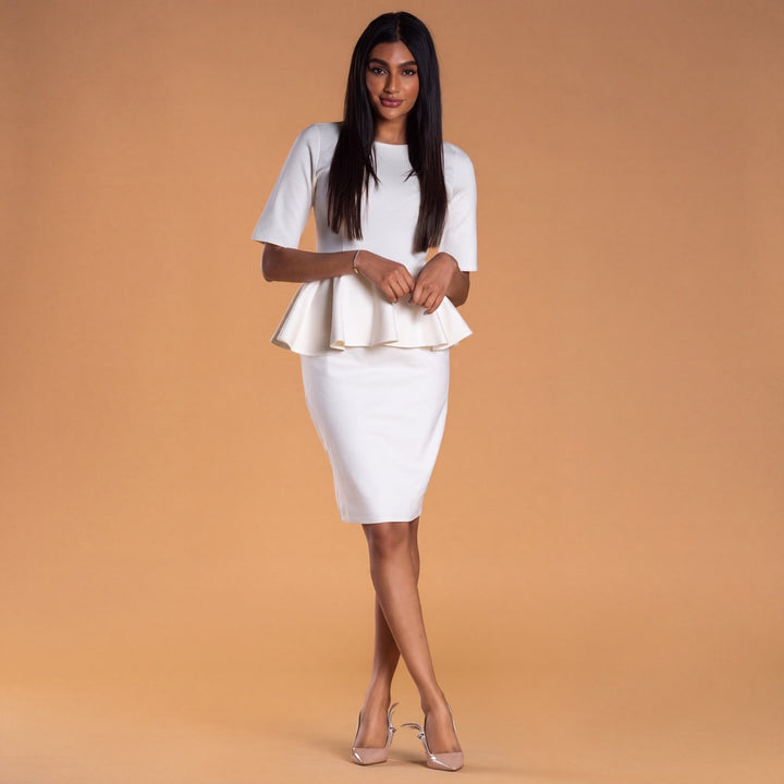 Brigitte Brianna Peplum Dress