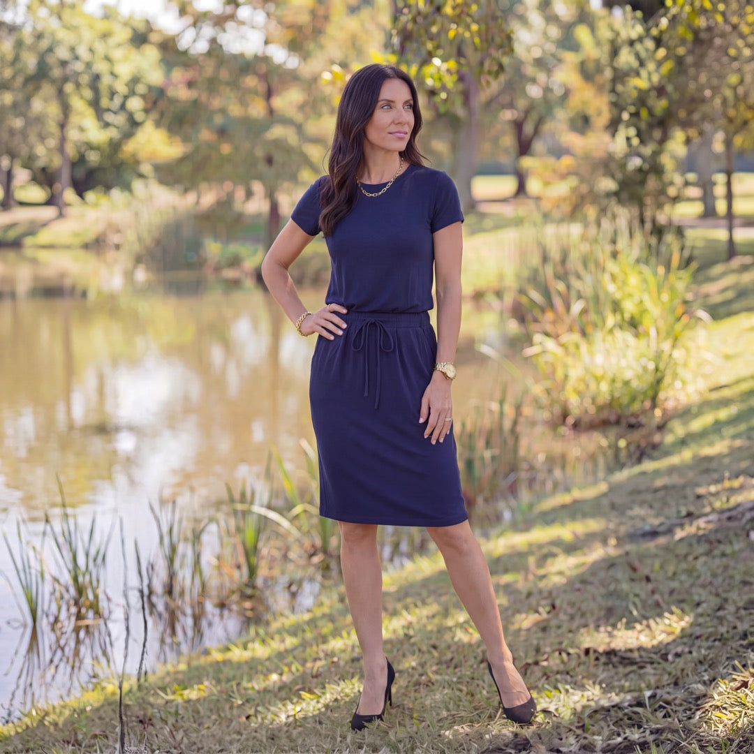 Brigitte Brianna Baseball Tee Dress