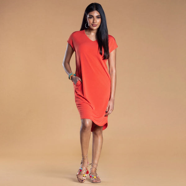 Brigitte Brianna Day to Day Pocket Dress