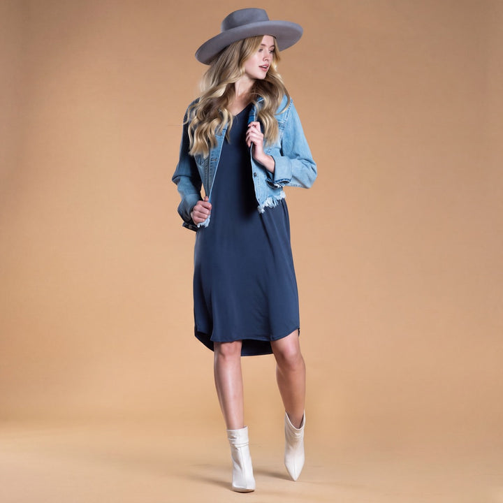 Brigitte Brianna Day to Day Pocket Dress
