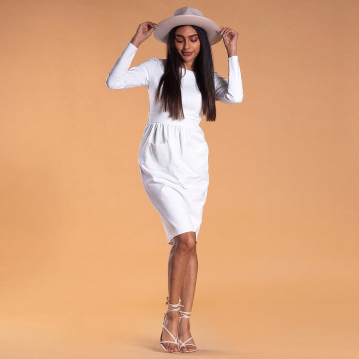Brigitte Brianna Pocket Front Dress