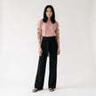 Slit Sleeve Sweatshirt & NYC Pants Outfit