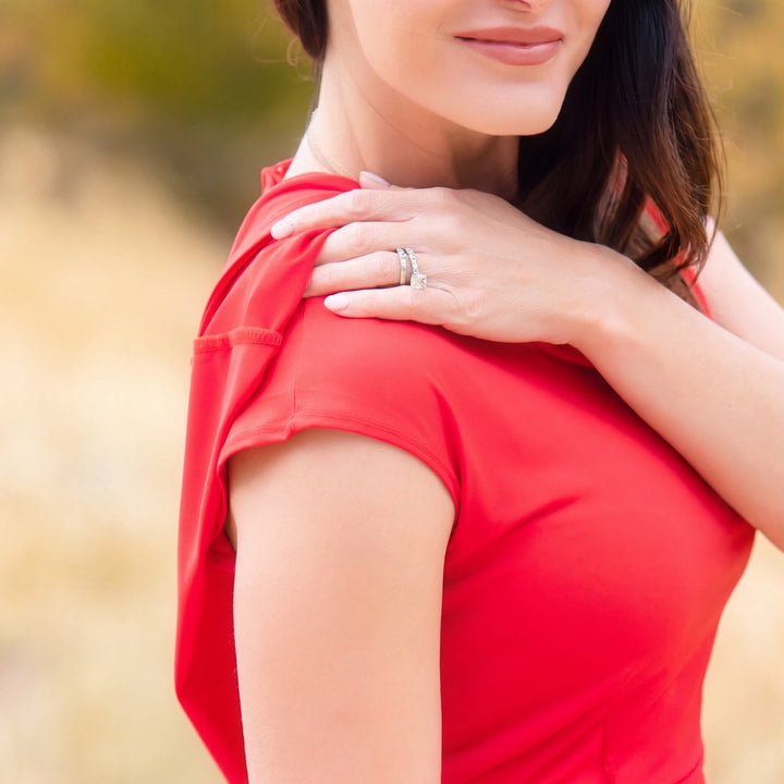 Brigitte Brianna Cape Dress