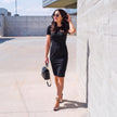 Brigitte Brianna Little Black Dress