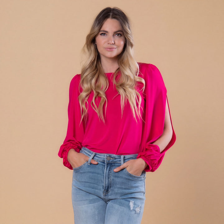 Brigitte Brianna NYC Slit Top