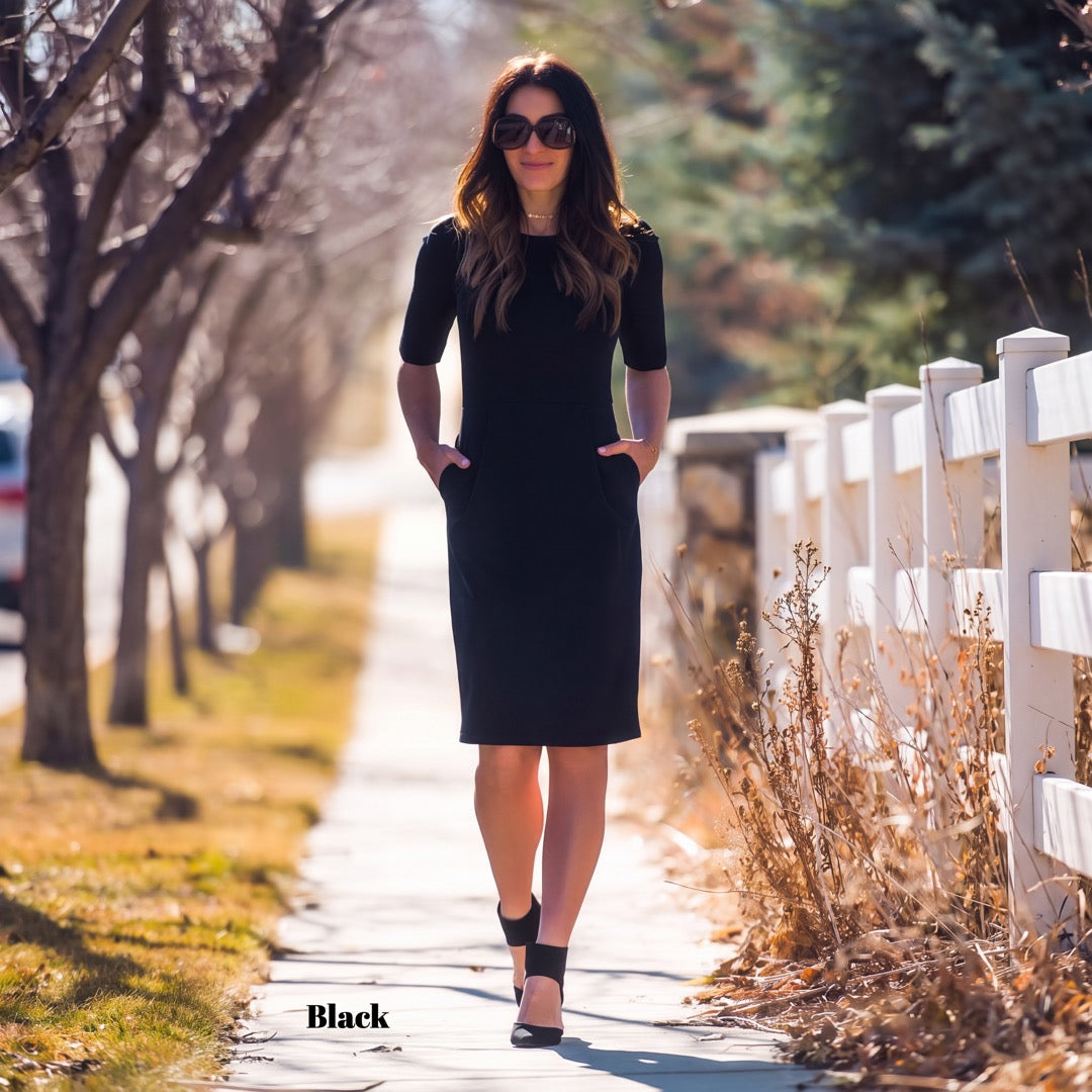 Brigitte Brianna Classic Pleat Dress