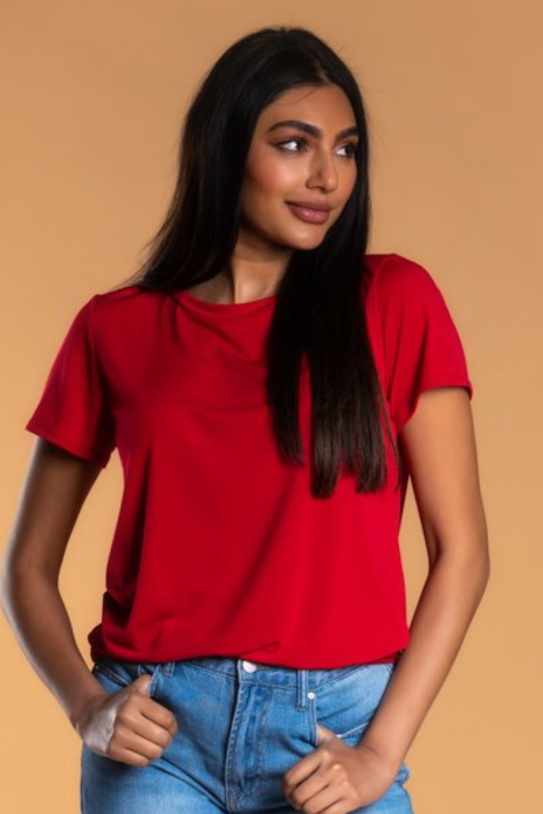 Brigitte Brianna Crew Neck Tee