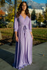 Brigitte Brianna Wrap Maxi Dress