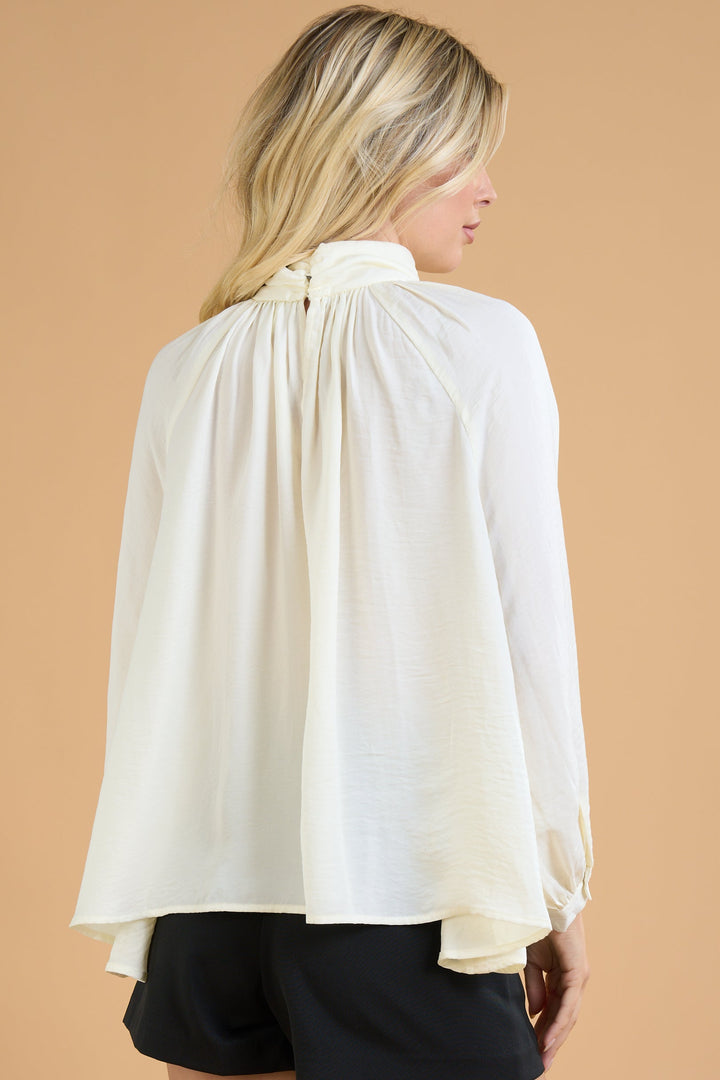 Collar Cascade Blouse