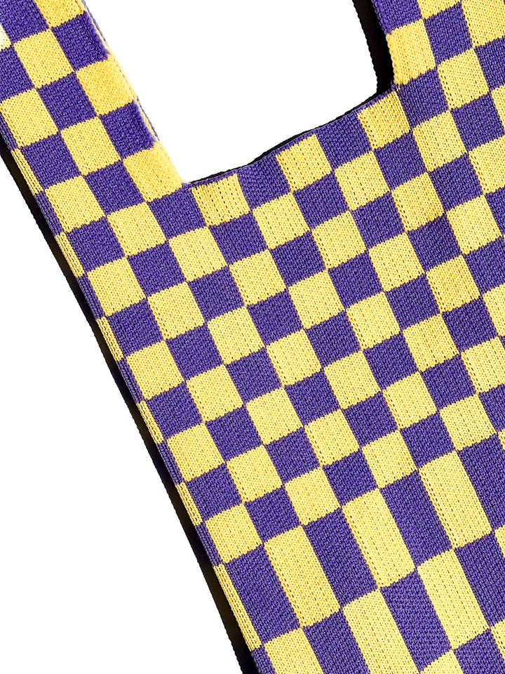 Checkered Tote Bag