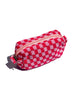 Checkered Cosmetic Bag