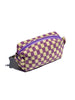 Checkered Cosmetic Bag