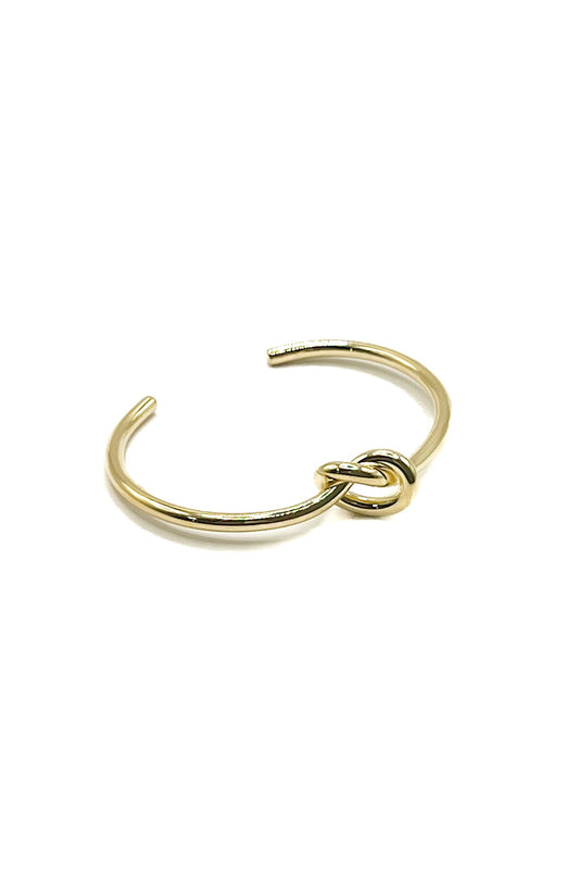 Gold Knot Cuff Bracelet