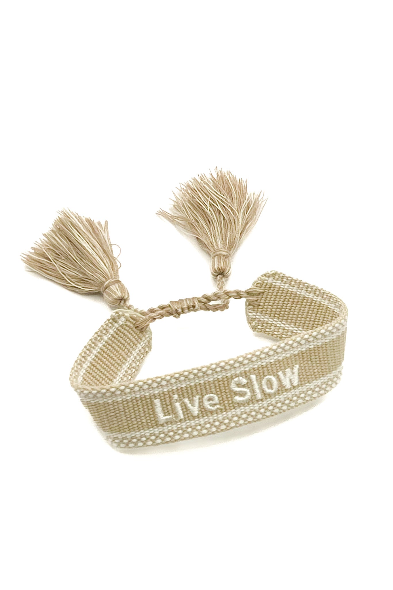Special Message Tassel Bracelet