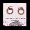Diamond Track Circle Earrings