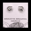 Square Diamond Stud Earring