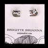 Square Diamond Stud Earring