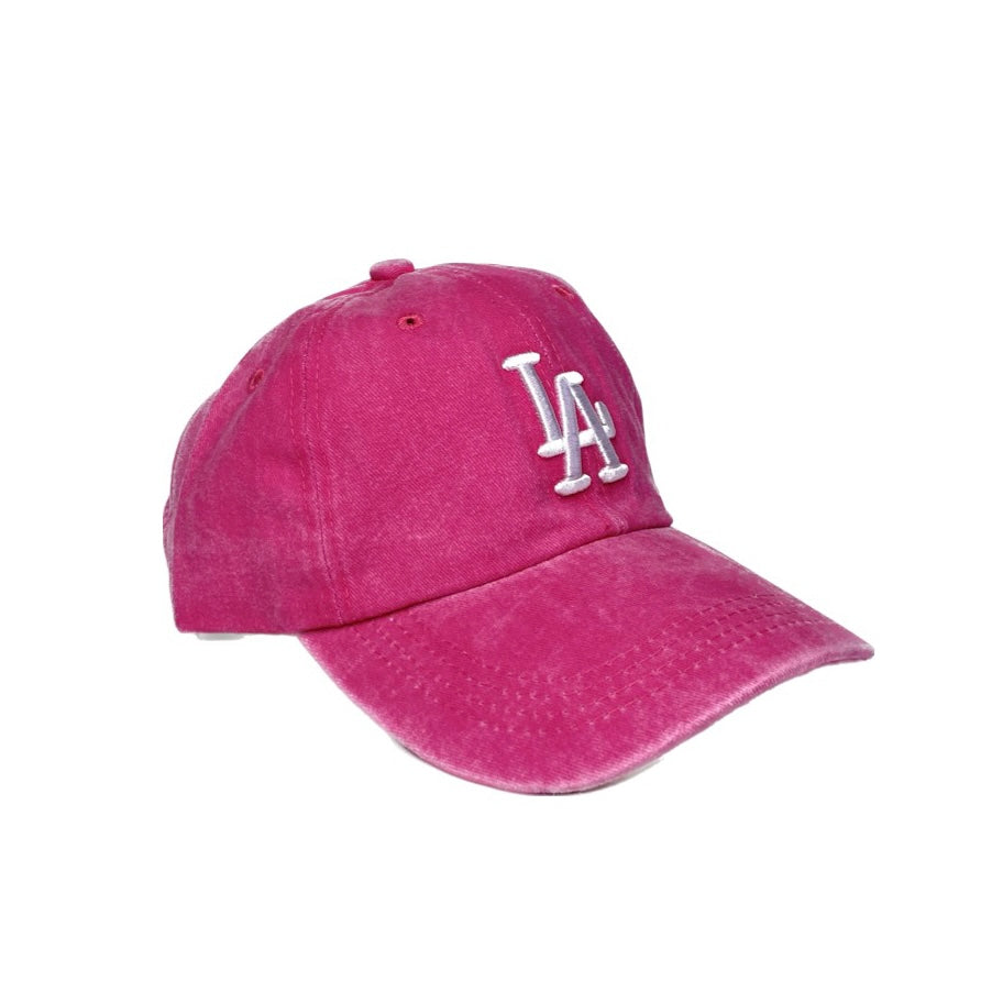 Distressed LA Baseball Cap