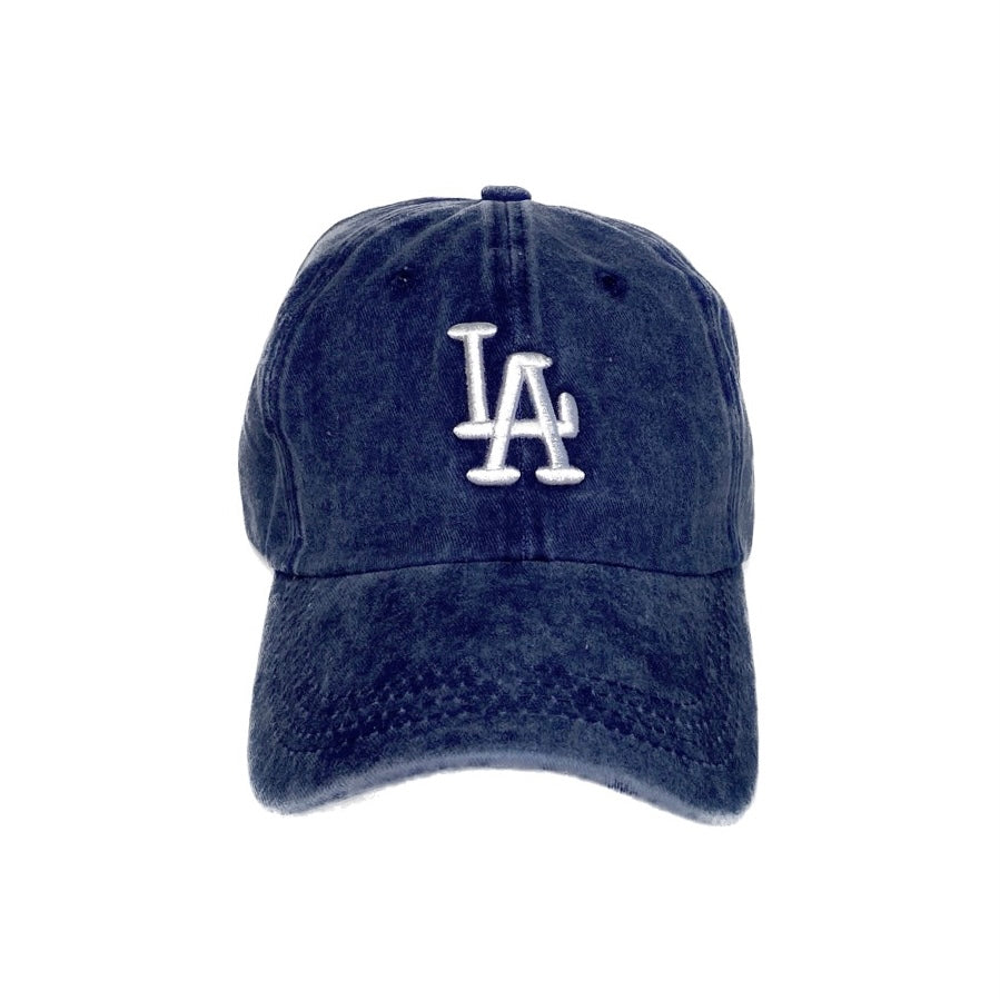 Distressed LA Baseball Cap
