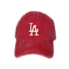 Distressed LA Baseball Cap