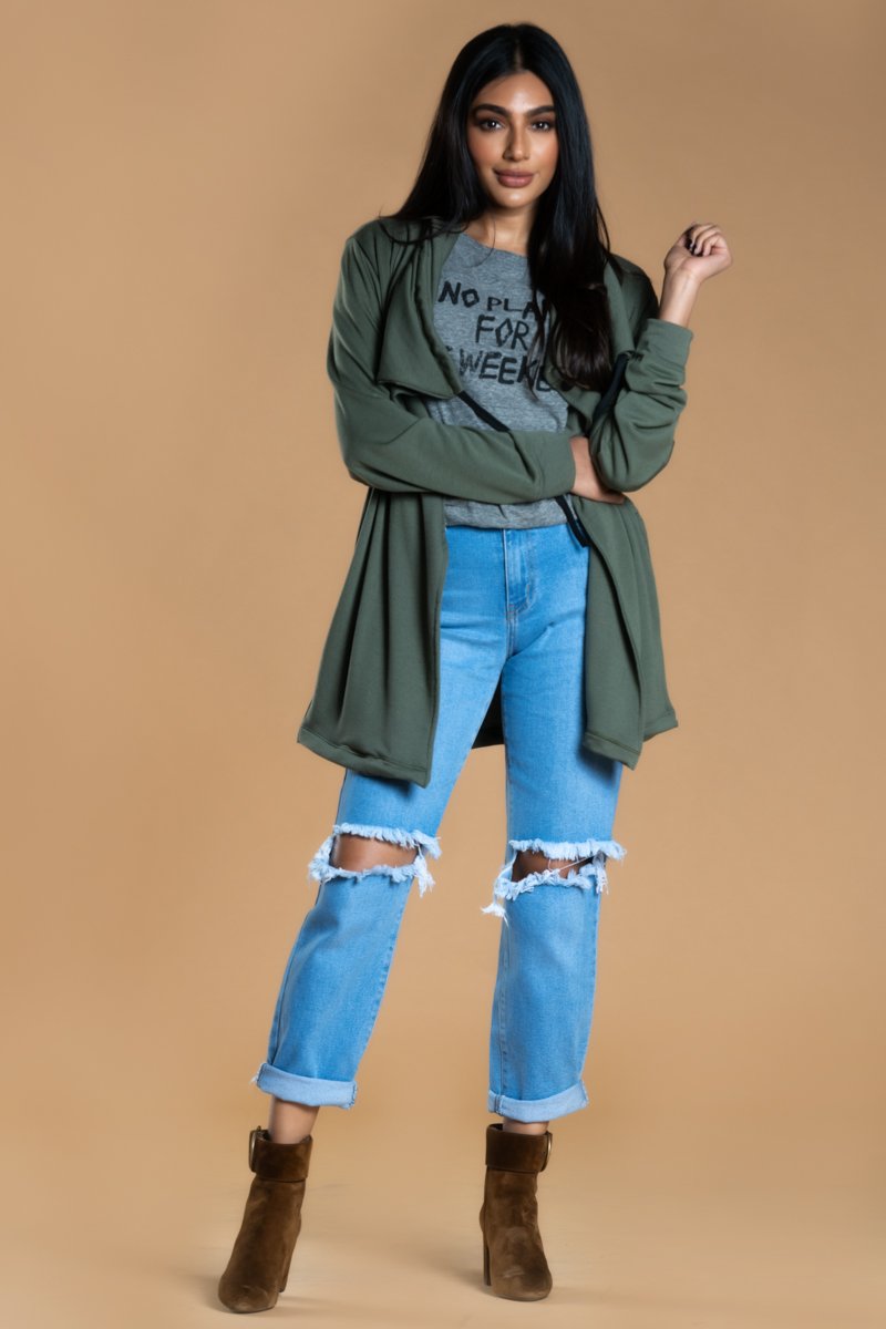 Brigitte Brianna Jet Set Cardigan - SexyModest Boutique