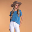 Brigitte Brianna Crew Neck Tee