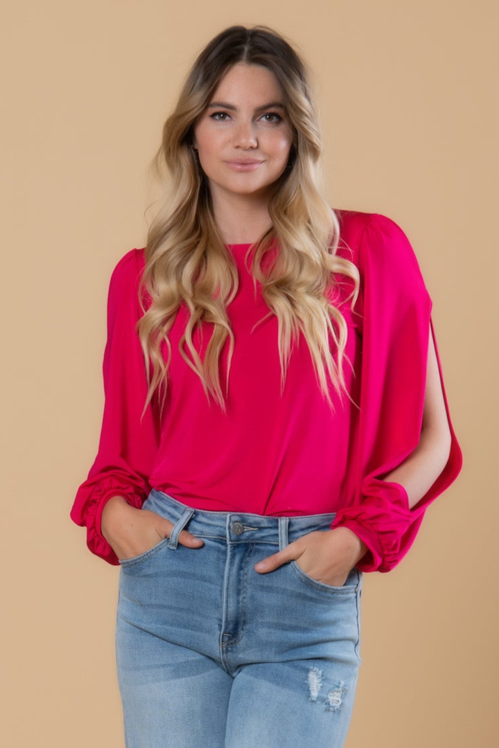 Brigitte Brianna NYC Slit Top