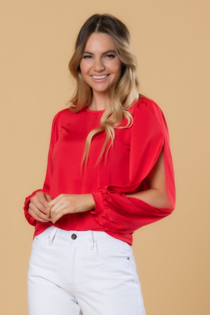 Brigitte Brianna NYC Slit Top