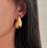 Teardrop Stud Earrings