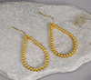 Gold Tear Drop Earrings