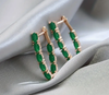 Viridescent Emerald Earrings