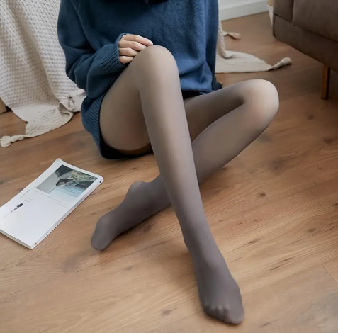 Non-See-Through Lined Tights Gray at SexyModest Non-See-Through Lined Tights Gray at SexyModest