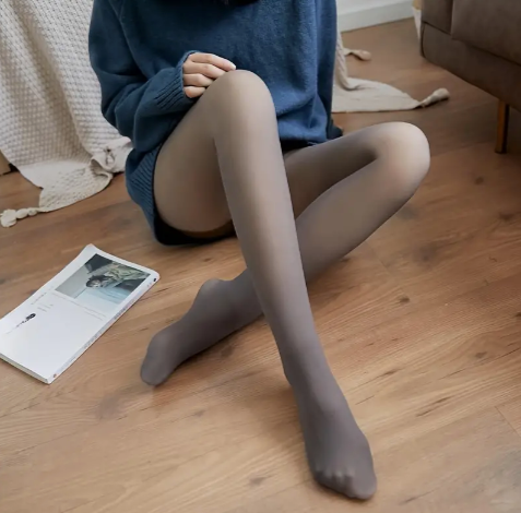 Non-See-Through Lined Tights