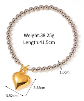 Chunky Heart Necklace