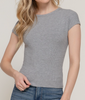 BB Short Sleeve Rib Knit Top