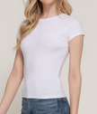 BB Short Sleeve Rib Knit Top