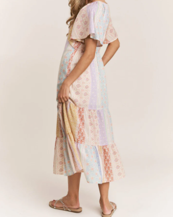 Pastel Patchwork Dress