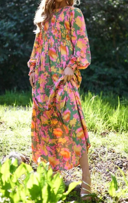 Dahlia Smocked Maxi Dress