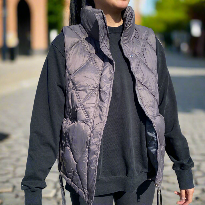 Zip-Up Puffer Vest