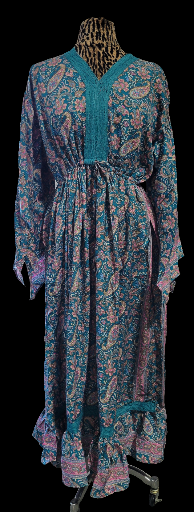 Thai Boho Dress Coral at SexyModest Thai Boho Dress Coral at SexyModest