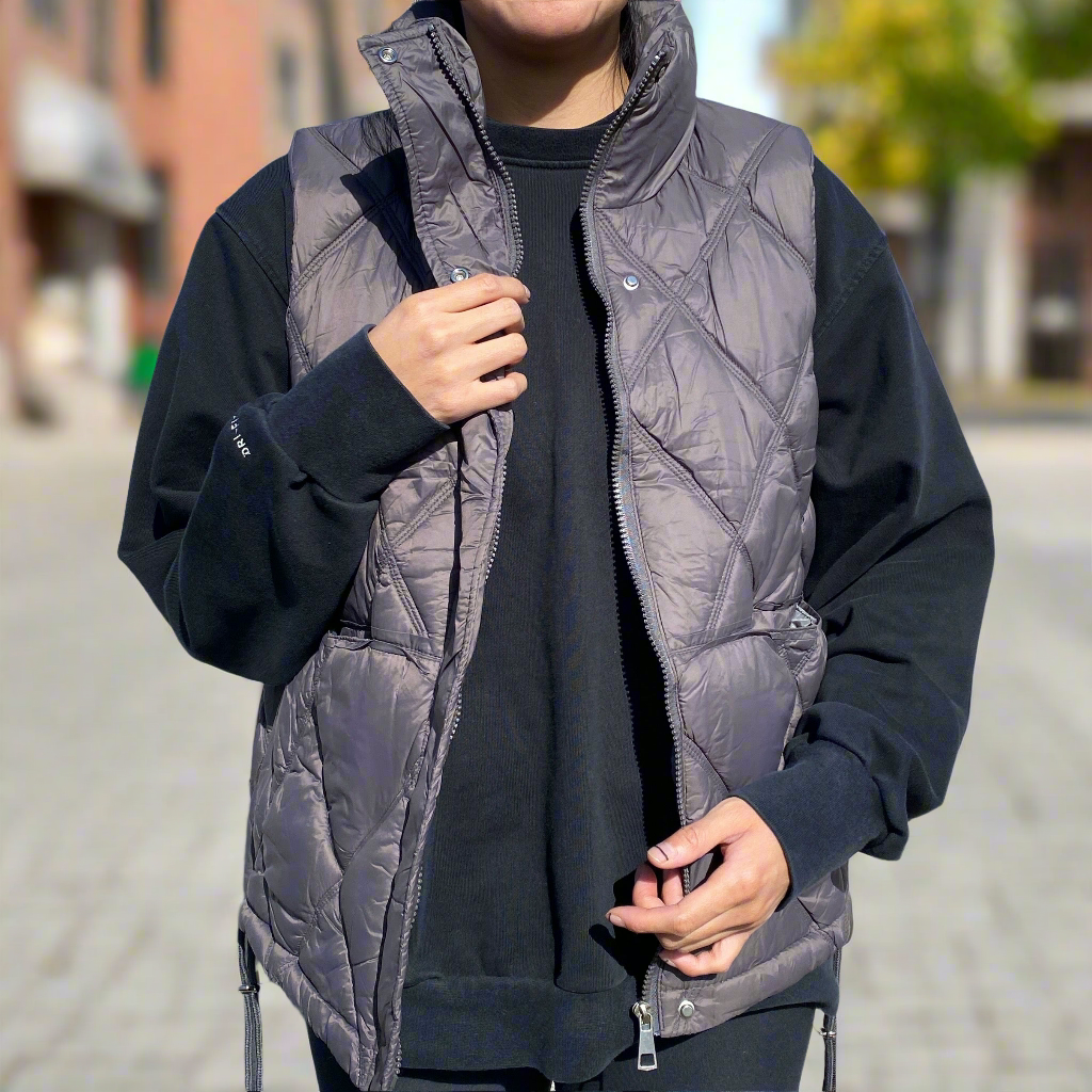 Zip-Up Puffer Vest